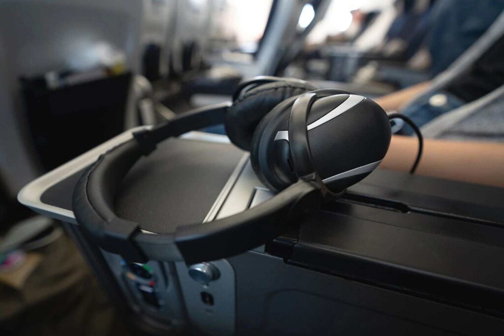 Airplane Movies and Headphones: The Pros of Going Wired