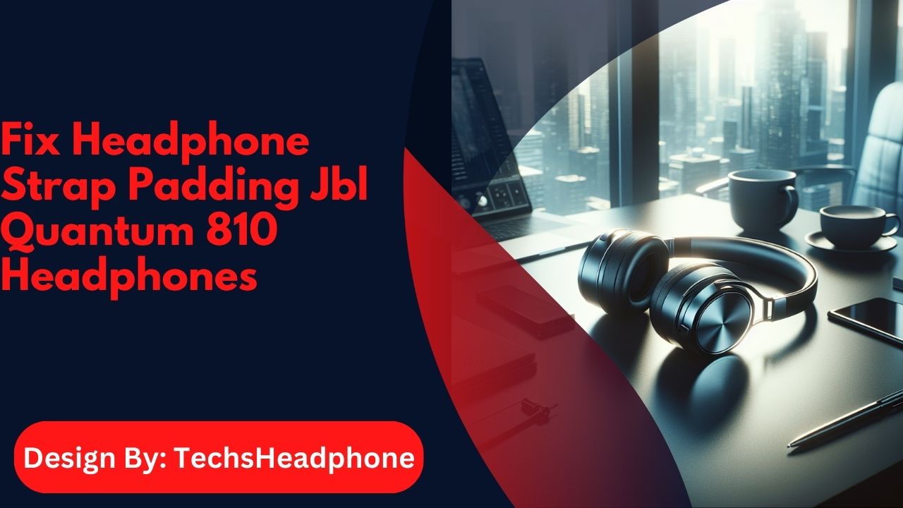 Fix Headphone Strap Padding Jbl Quantum 810 Headphones